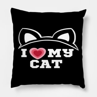 I Love My Cat/I Heart My Cat Pillow