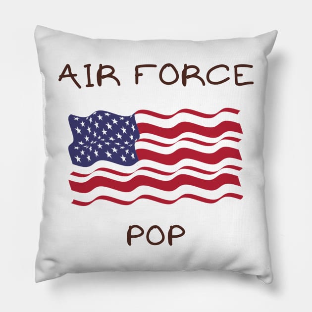 Air force pop Pillow by IOANNISSKEVAS