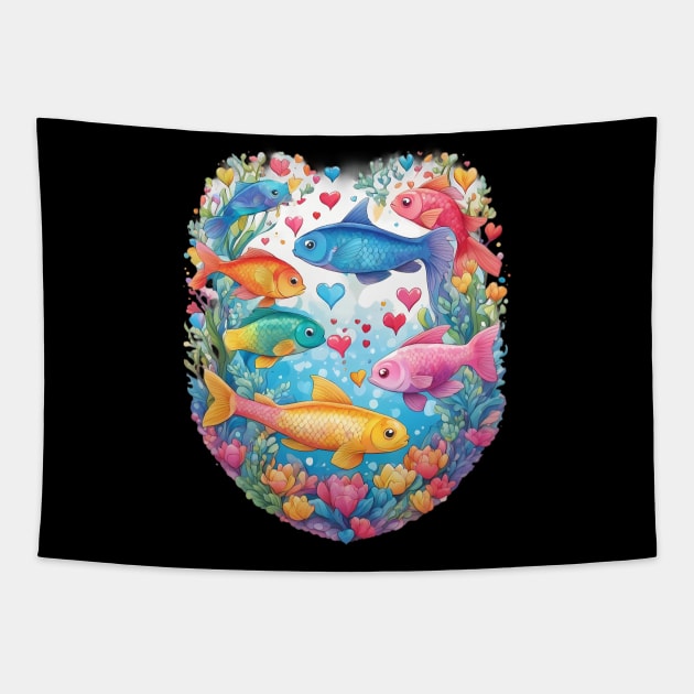 Marine Life Tapestry by animegirlnft