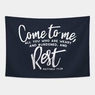 Matthew 11 Encouraging Bible Verse II Tapestry