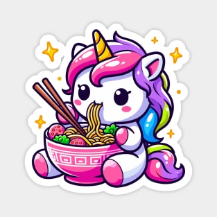 Unicorn Ramen Magnet