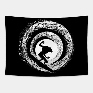 Moon Surfing Tapestry