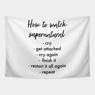 How to watch supernatural Tapestry