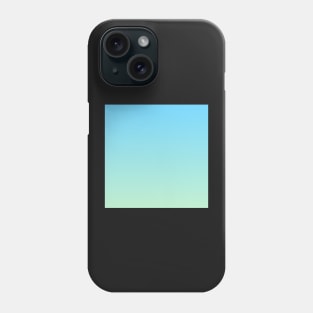 Blue-green ombre gradient Phone Case