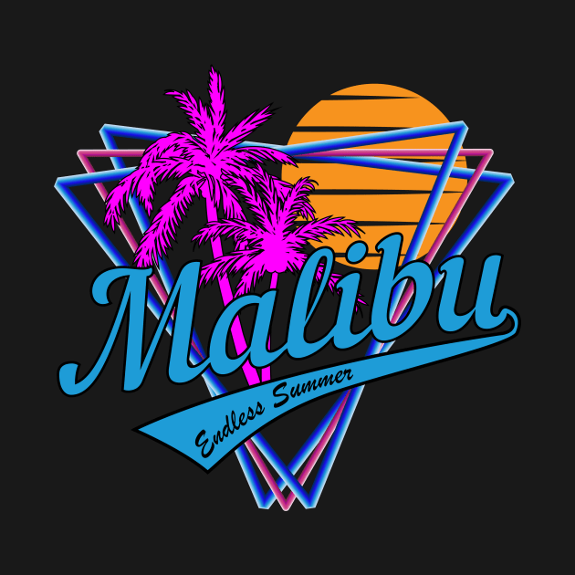 Retro 80s Style Malibu Summer Beach by Brobocop