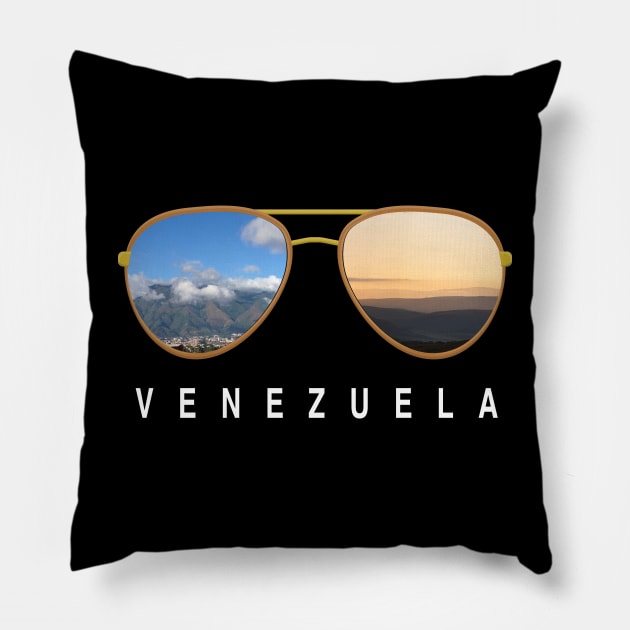 Venezuela Sunglasses Pillow by JayD World