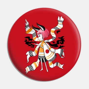 Daemon Girl Pin