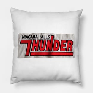 Niagara Falls Thunder OHL Hockey Team Jersey Logo Pillow