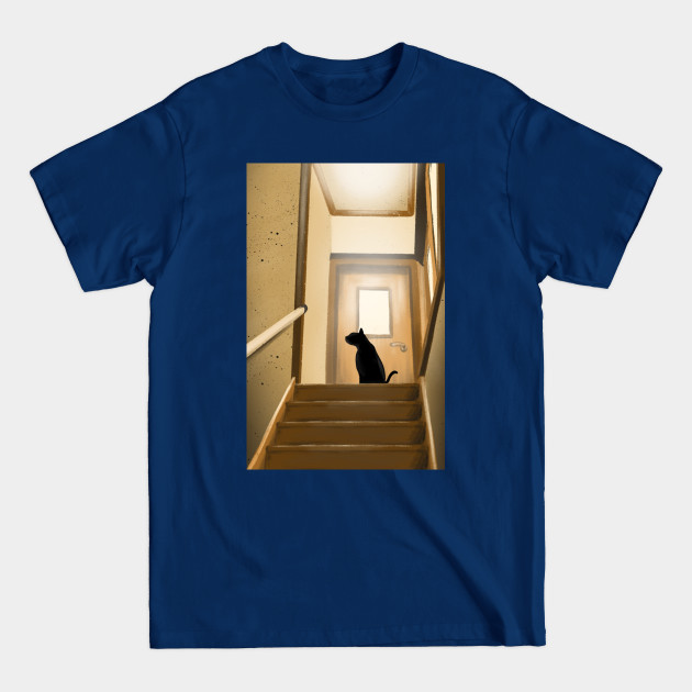 Discover On the stairs - Cat - T-Shirt