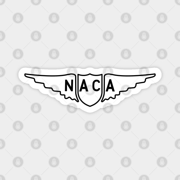 NACA Vintage Magnet by AeroGeek