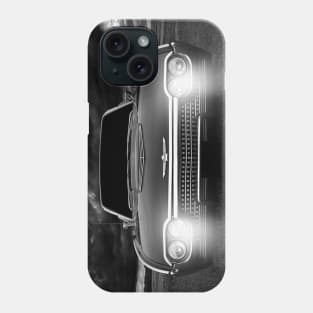 ford Thunderbird, black and white Phone Case