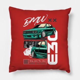 Iconic BMW E30 Design Pillow