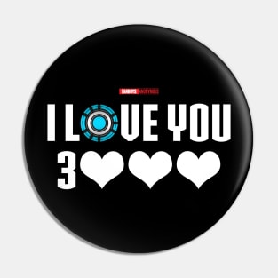 I Love You 3000 v6 (white) Pin