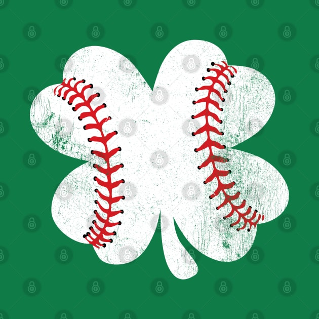 St Patrick's Day Baseball in A Clover by DetourShirts