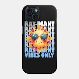 Sunny Smiles: Adorable Summer Sun with Sunglasses Phone Case