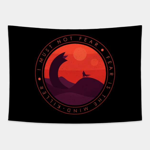 I Must Not Fear - Dune Tapestry by Sachpica