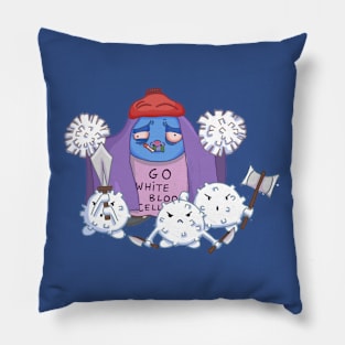 Go White Blood Cells Pillow