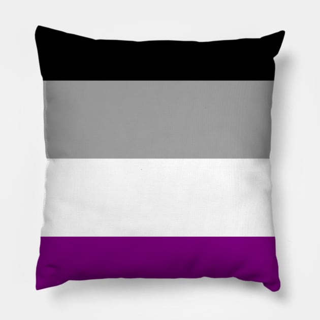 Asexual Pride Flag Pillow by sovereign120
