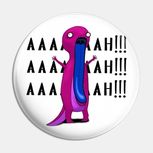 Screaming Lizard Pin