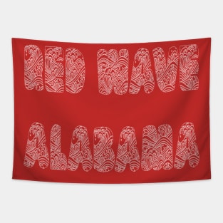 Red Wave Alabama Tapestry