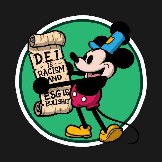 Steamboat Willie's Reminder (DEI Mickey) by Baddest Shirt Co.