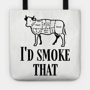 I'd Smoke That Cow BBQ Tote