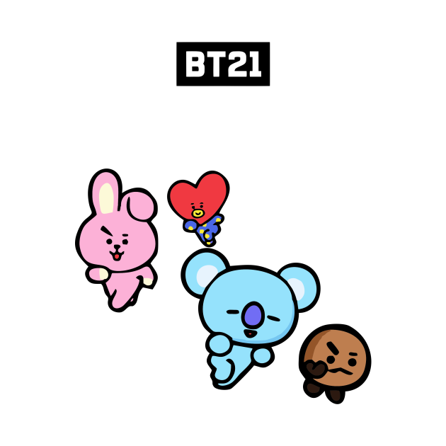 bt21 bts exclusive design 11 - Bt21 - Kids T-Shirt | TeePublic