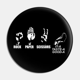 ROCK PAPER SCISSORS ITALIAN 3 Pin