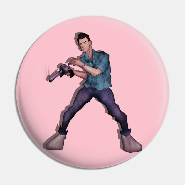 Tommy Vercetti Pin by dragonfly