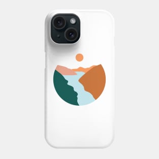 Landscape Minimalist Painting Phone Case