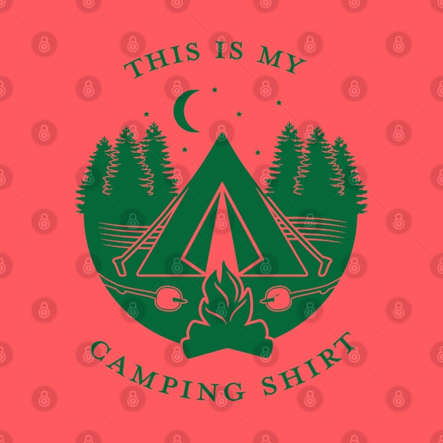 This is my camping T-shirt by upursleeve