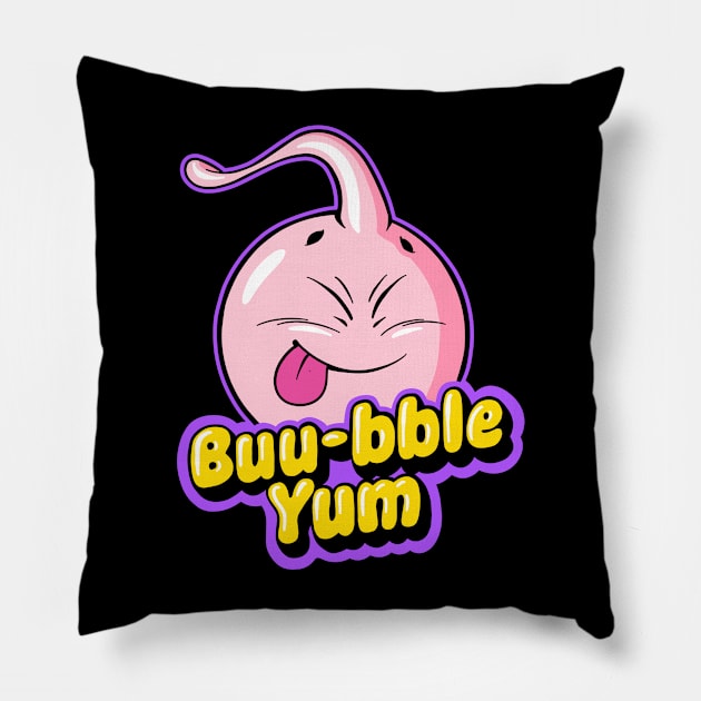 Buu-bble Yum Pillow by zemluke