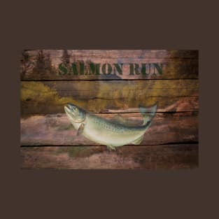 Salmon Run - Fishing T-Shirt