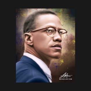 Digital Malcolm X T-Shirt