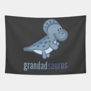 Grandadsaurus Shirt Dinosaur Family Shirt Set Tapestry