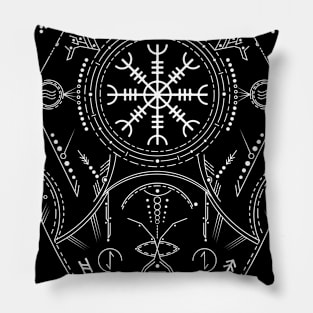 Helm of Awe - Aegishjalmur | Norse Pagan Symbol Pillow