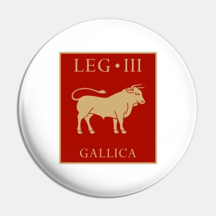 Standard of Legio III Gallica - Imperial Roman Army Pin