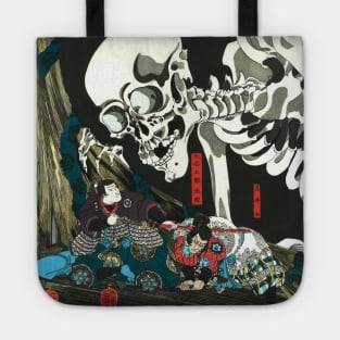 Japanese Skeleton Spectre Japanese illustration Tote