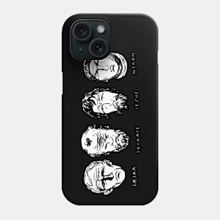 Felix Vallotton - Woodcut Artwork Caesar Socrates Jesus Nero Phone Case