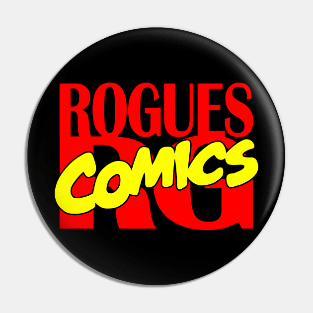 RG 90s Pin by Rogues Gallery Comics