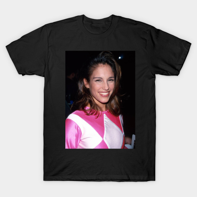 pink power ranger t shirt
