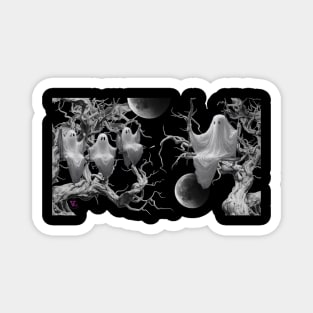 Halloween Swaying Ghosts Magnet