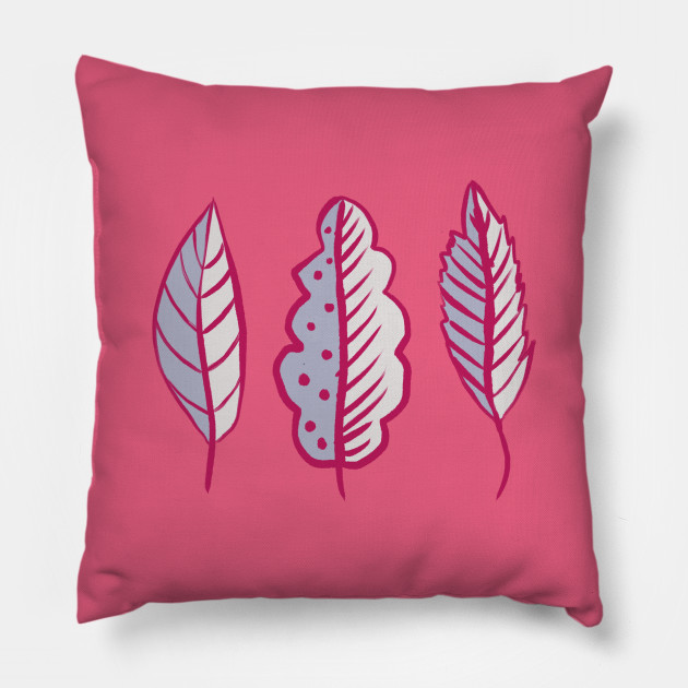 Abstract Decorative Pink Leaves