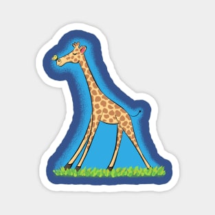 Cute giraffe cartoon Magnet