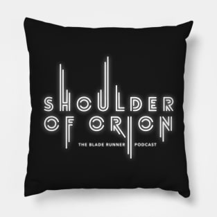 Shoulder of Orion logo (words only) Pillow