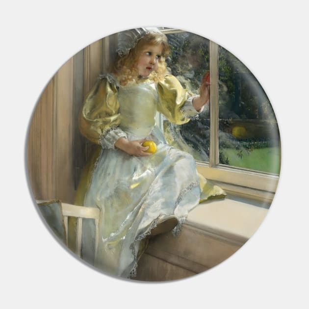 A Looking Out O'window, Sunshine by Laura Theresa Alma-Tadema Pin by Classic Art Stall