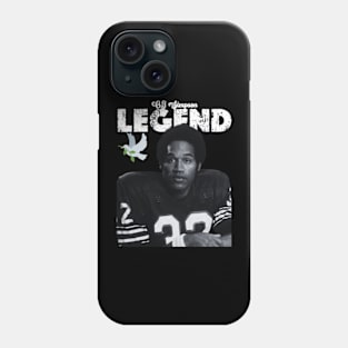 OJ Simpson  Rest in Peace Phone Case