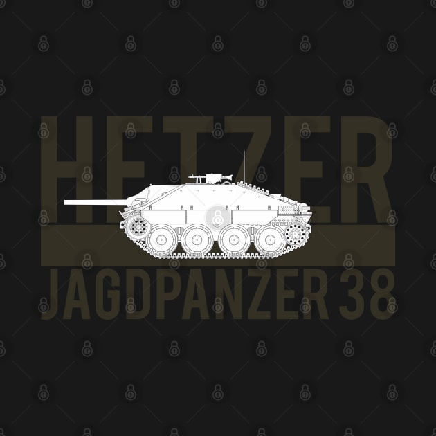 Jagdpanzer 38 Hetzer by FAawRay