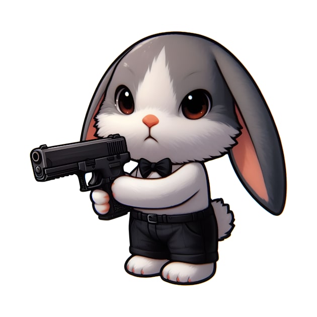 Tactical Bunny by Rawlifegraphic