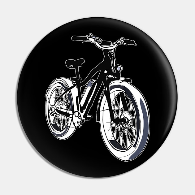 Bicycle illustration Pin by Digital GraphX